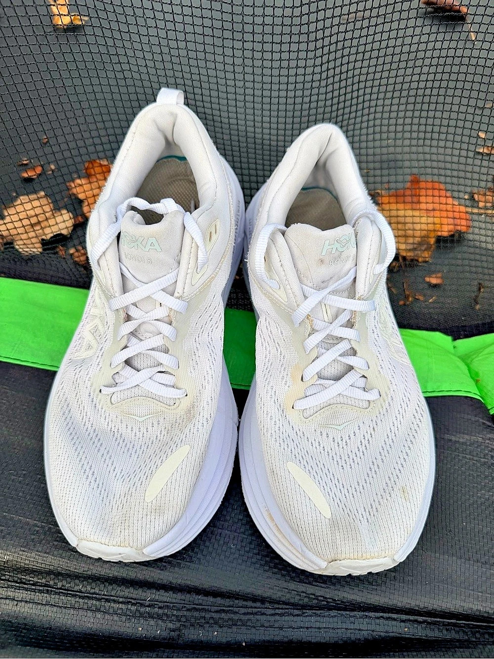 Hoka One Bondi 8 men’s White Athletic Shoes US 7D - Picture 3 of 7